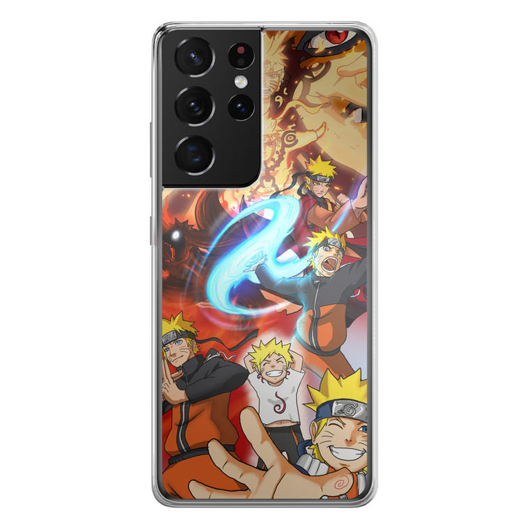 Evolution Of Naruto Uzumaki Samsung Galaxy S21 Ultra Case