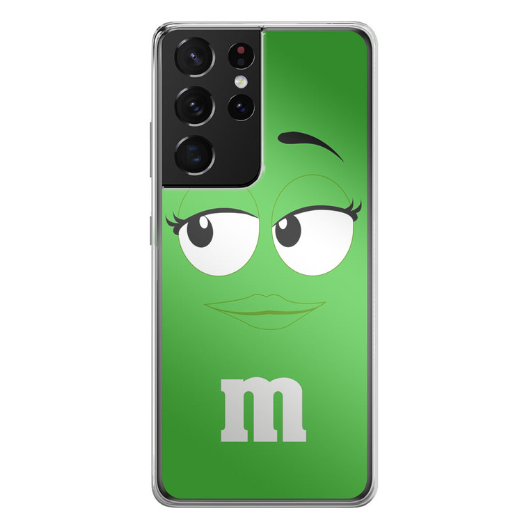 M&M's Green Samsung Galaxy S21 Ultra Case