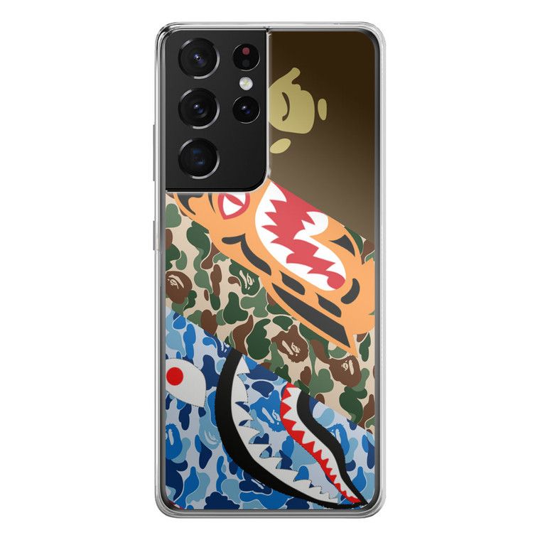 Bape Bathing Ape Collection Samsung Galaxy S21 Ultra Case