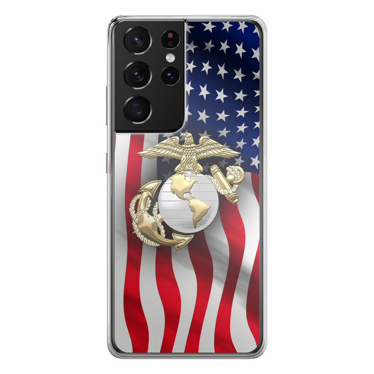 Marine Corps Anchor Samsung Galaxy S21 Ultra Case