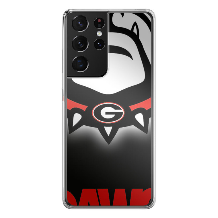 University Georgia Bulldogs Samsung Galaxy S21 Ultra Case