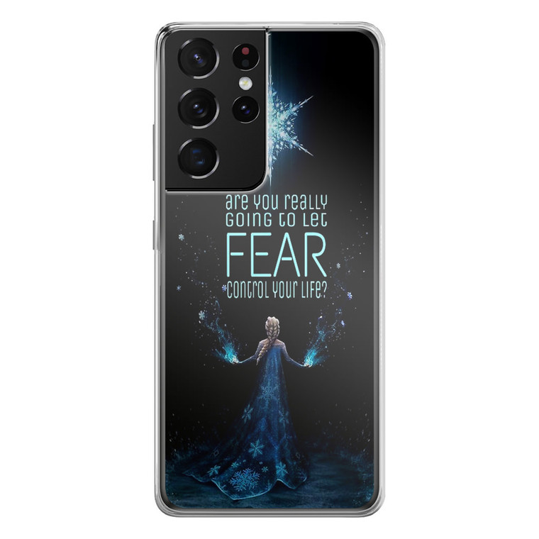 Disney Frozen Elsa Fear Samsung Galaxy S21 Ultra Case