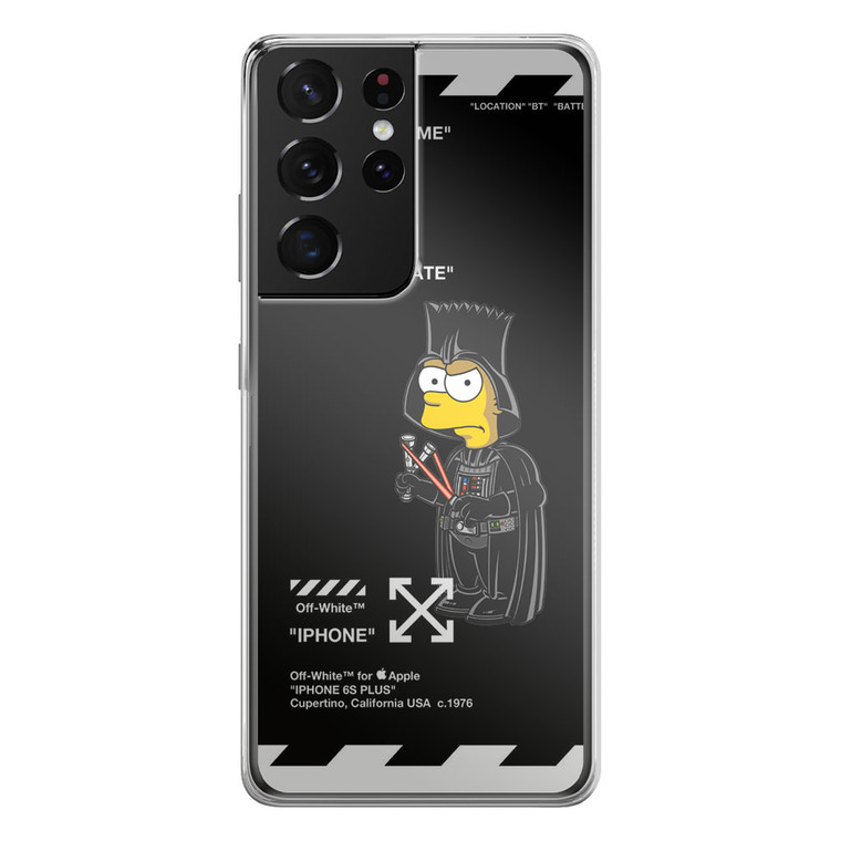 Bart Off White Darth Vader Mode Samsung Galaxy S21 Ultra Case