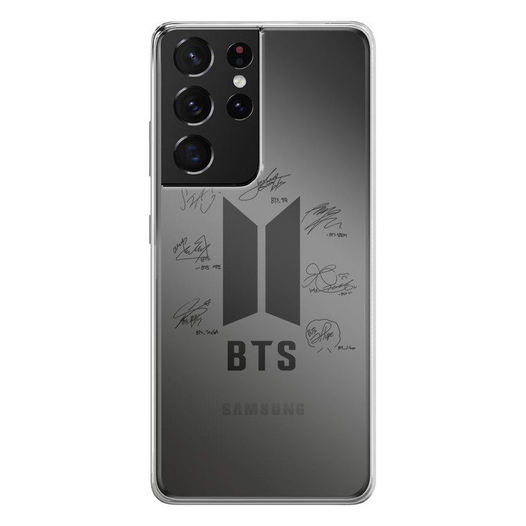 BTS Signature Samsung Galaxy S21 Ultra Case