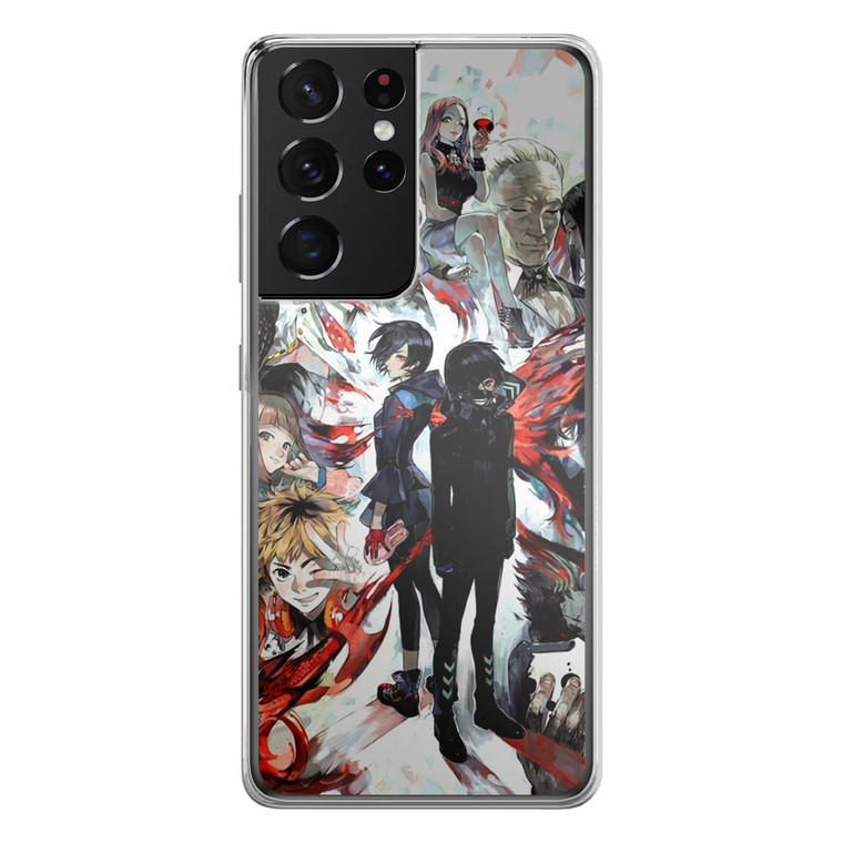 Tokyo Ghoul Water Paint Samsung Galaxy S21 Ultra Case
