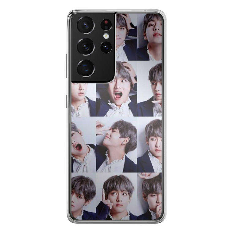 Kim Tae Hyung Collage Samsung Galaxy S21 Ultra Case