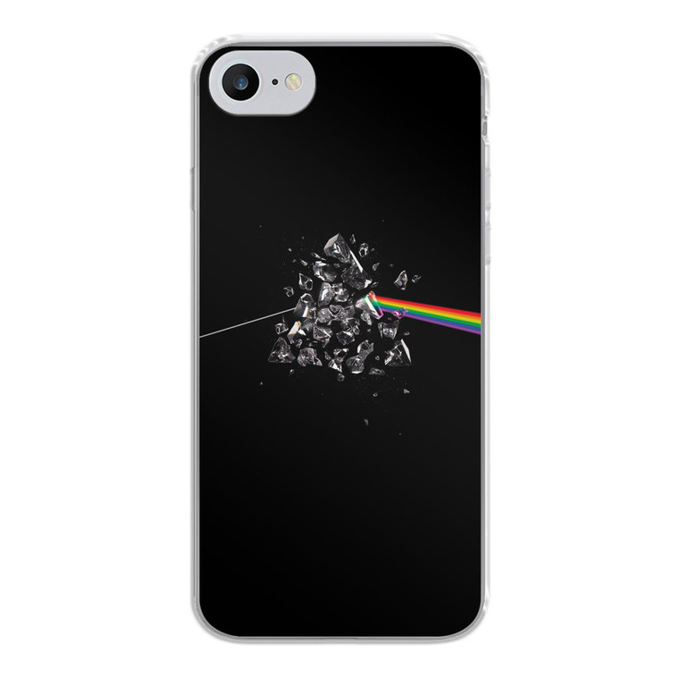 Pink Floyd Glass Broken iPhone SE 2020 Case