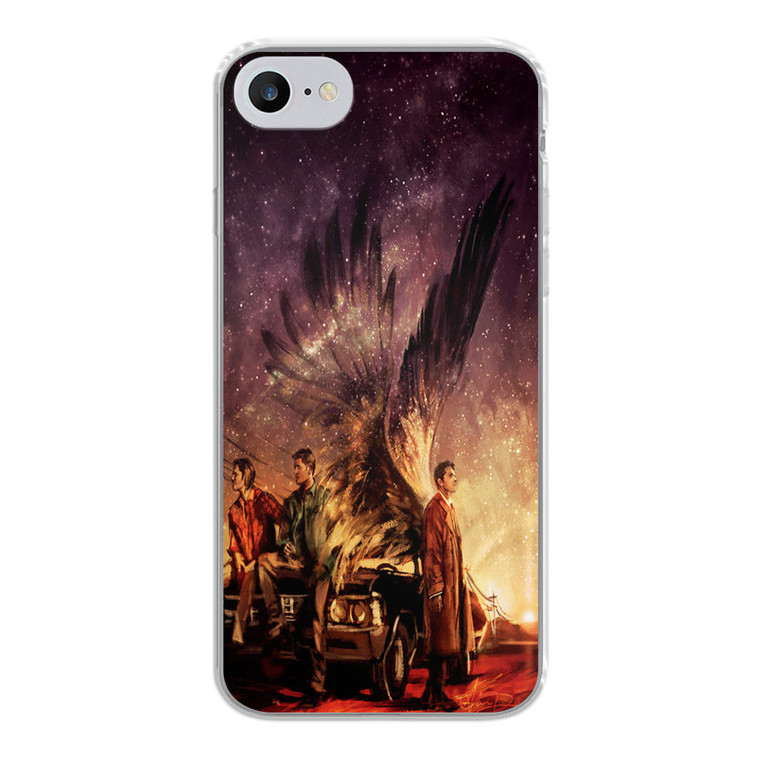 Supernatural Painting Art iPhone SE 2020 Case