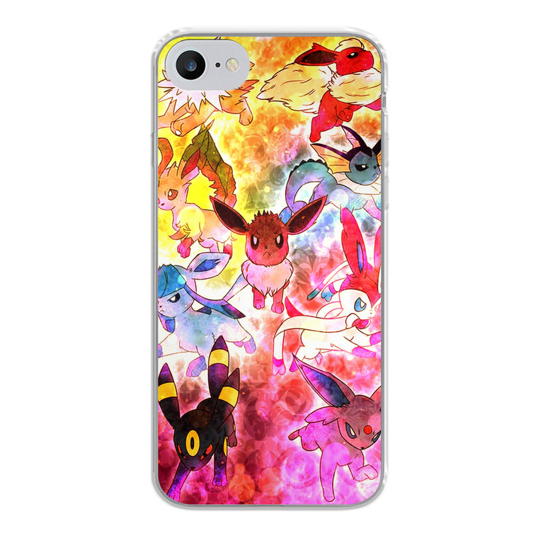 Pokemon Eevee Collage iPhone SE 2020 Case