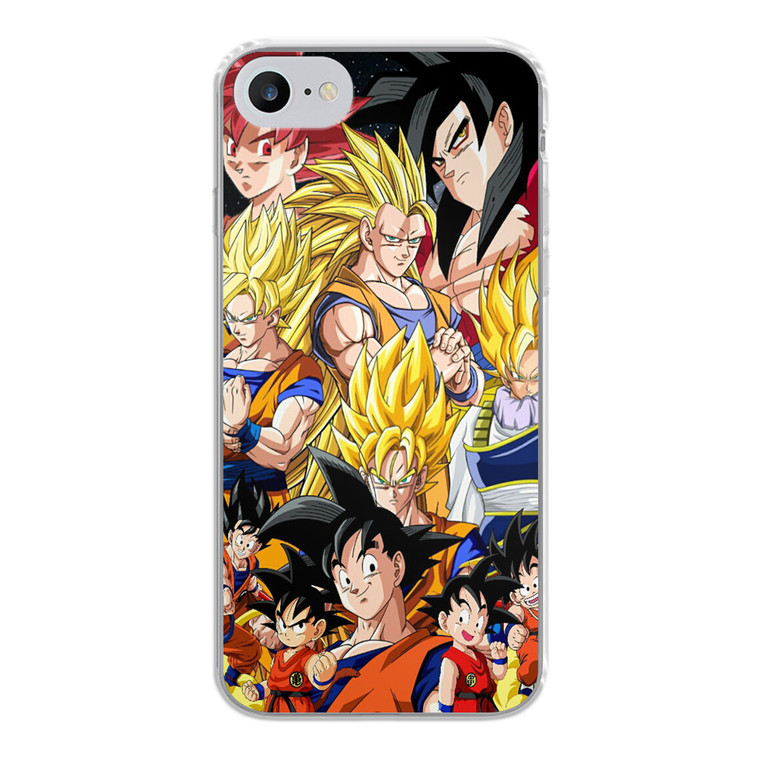 Dragon Ball Z Son Goku Collage iPhone SE 2020 Case