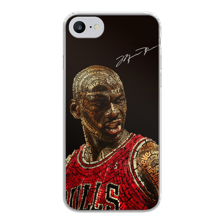 Michael Jordan Art iPhone SE 2020 Case