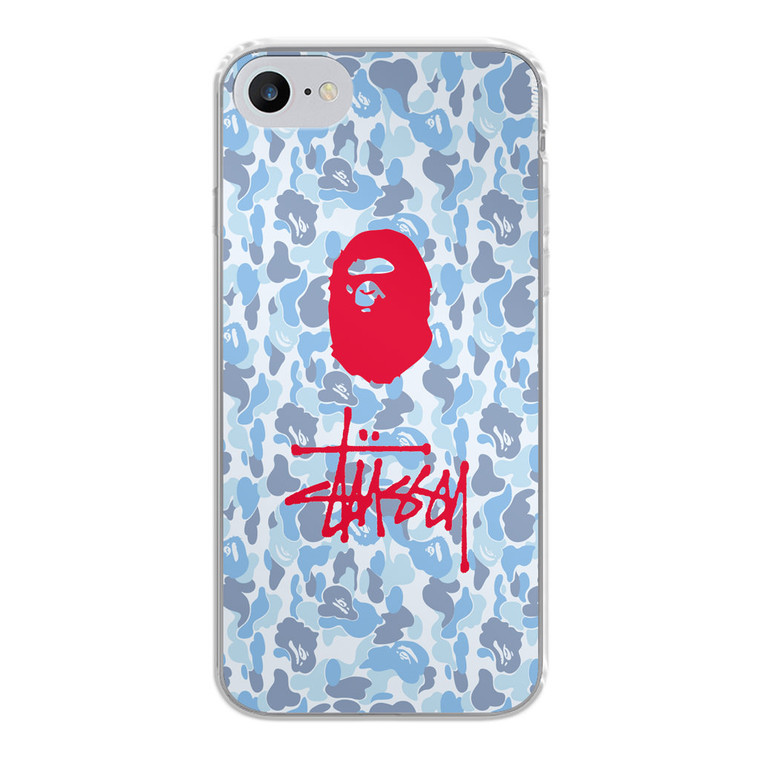 Bape X Stussy iPhone SE 2020 Case