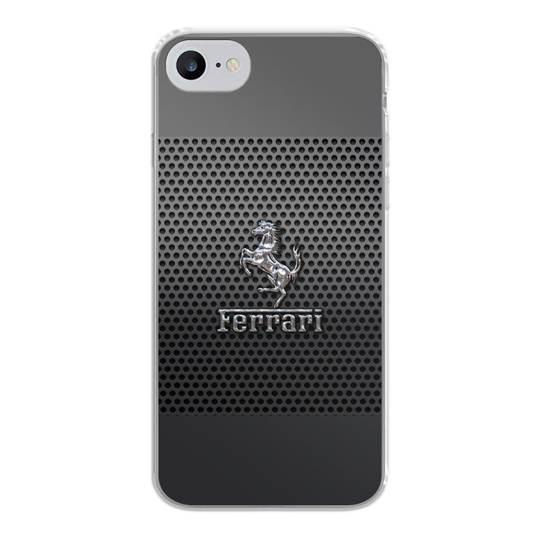 Ferrari Chrome Logo iPhone SE 2020 Case