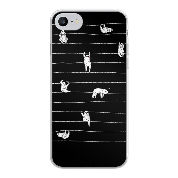 Sloth Stripes iPhone SE 2020 Case