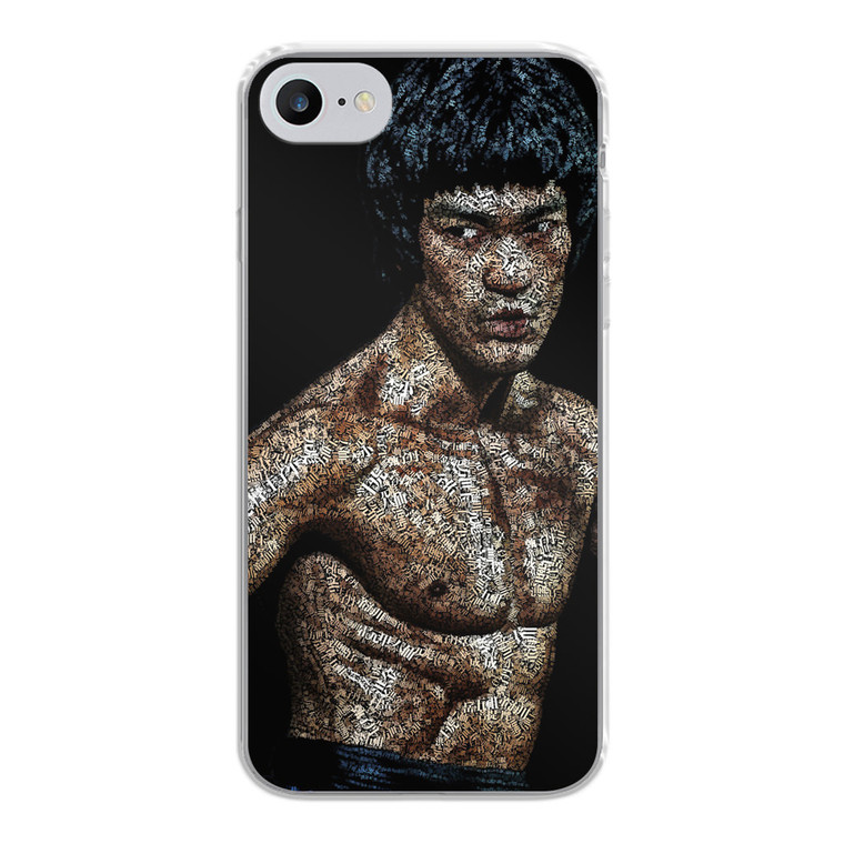 Bruce Lee Typograph iPhone SE 2020 Case