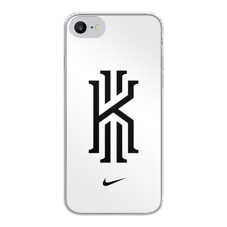 Kyrie Irving Nike Logo White1 iPhone SE 2020 Case