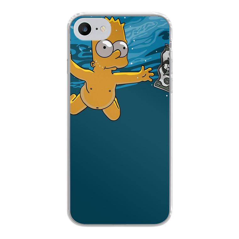 Swimming For Money Bart iPhone SE 2020 Case