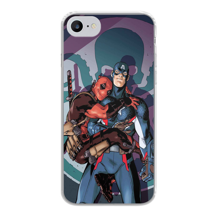 Deadpool and Captain America iPhone SE 2020 Case