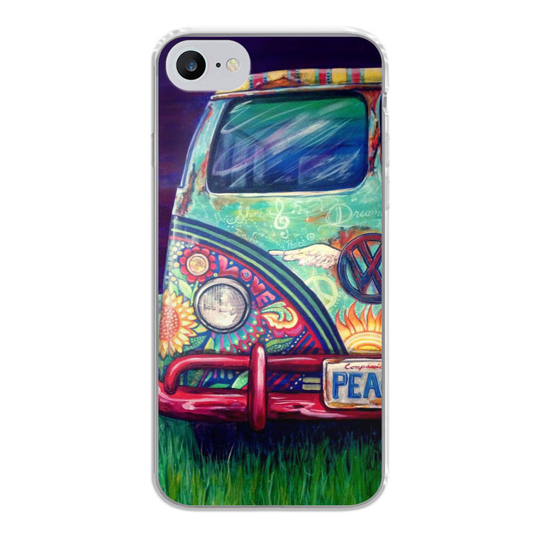Happy Hippie VW iPhone SE 2020 Case