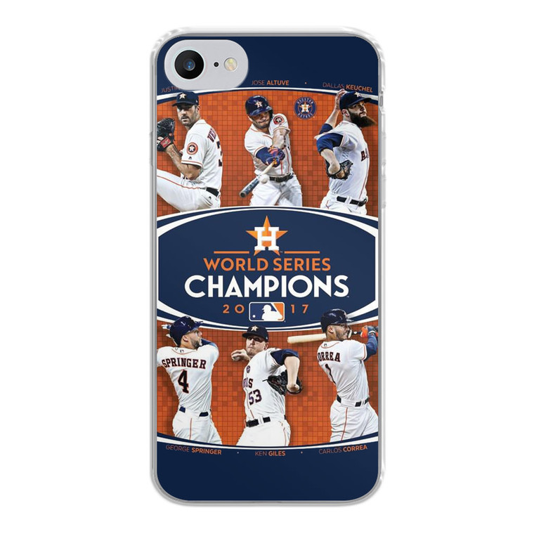 Houston Astros 2017 World Series Champions iPhone SE 2020 Case