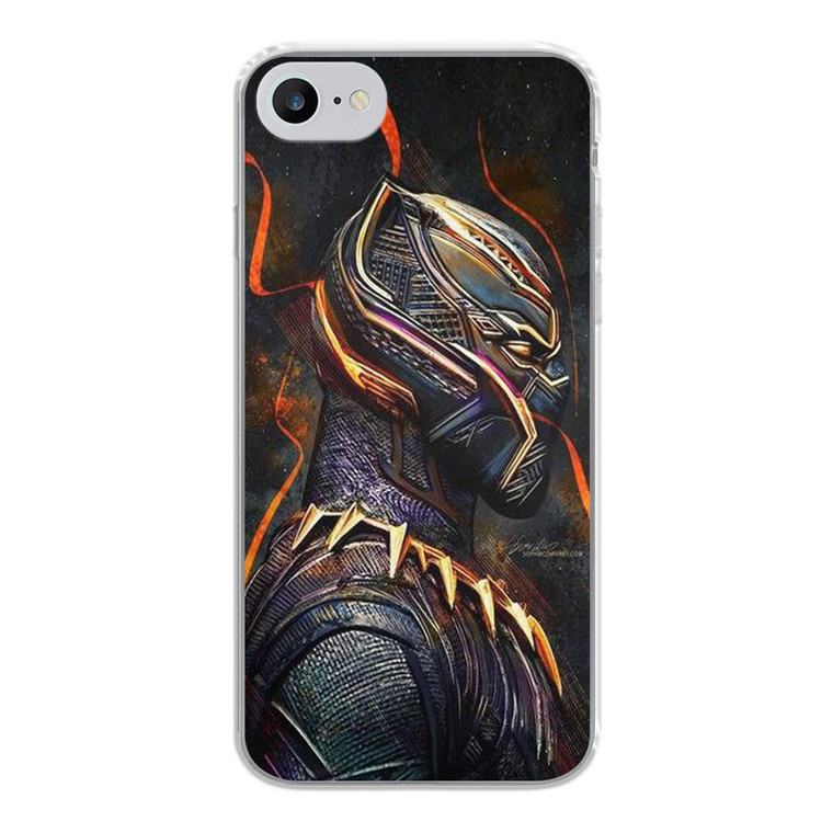 Black Panther Heroes Poster iPhone SE 2020 Case