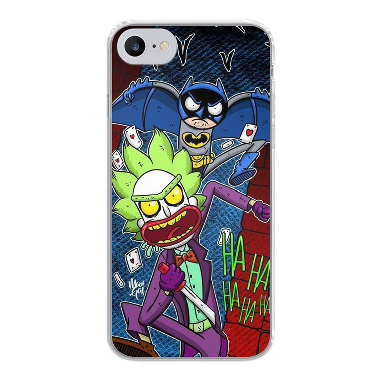 Rick and Morty Joker Batman iPhone SE 2020 Case