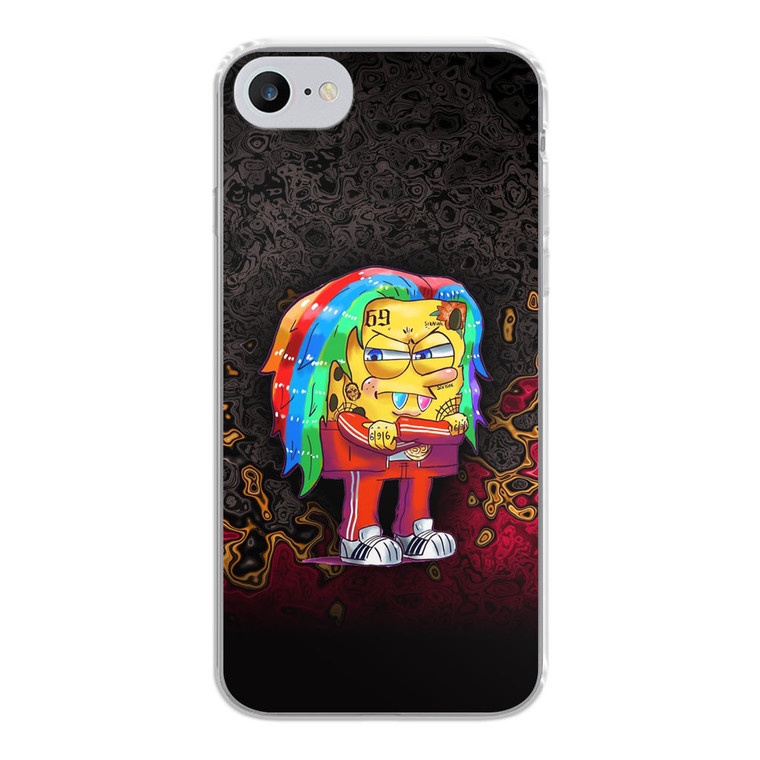 Spongebob Hypebeast 69 Mode iPhone SE 2020 Case