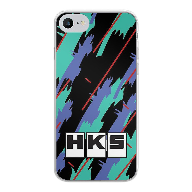 HKS Retro Pattern iPhone SE 2020 Case