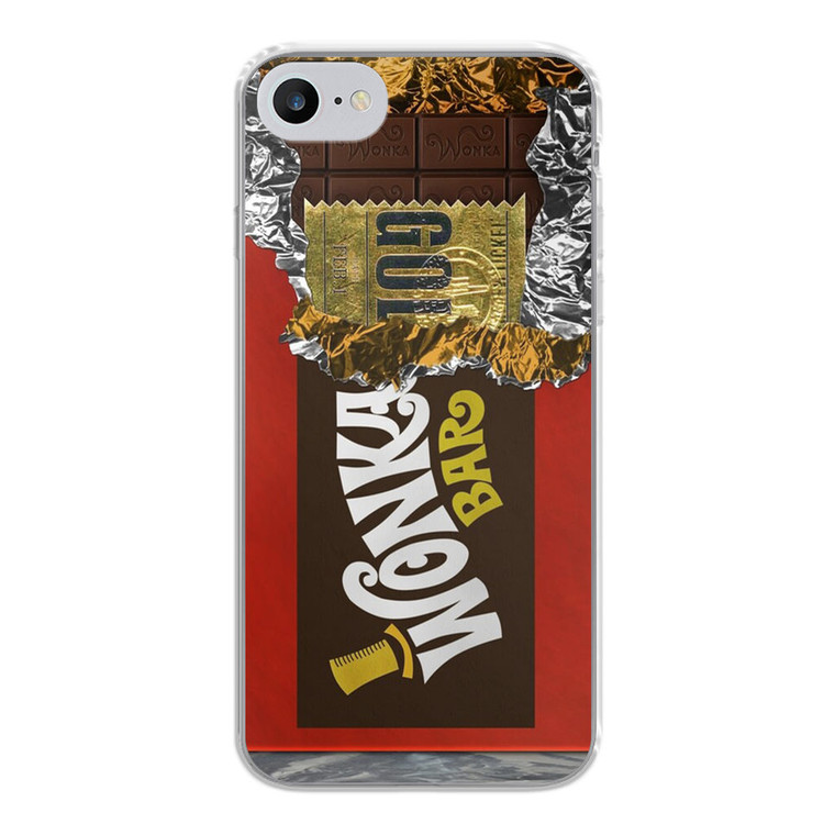 Wonka Chocolate Bar With Golden Ticket iPhone SE 2020 Case
