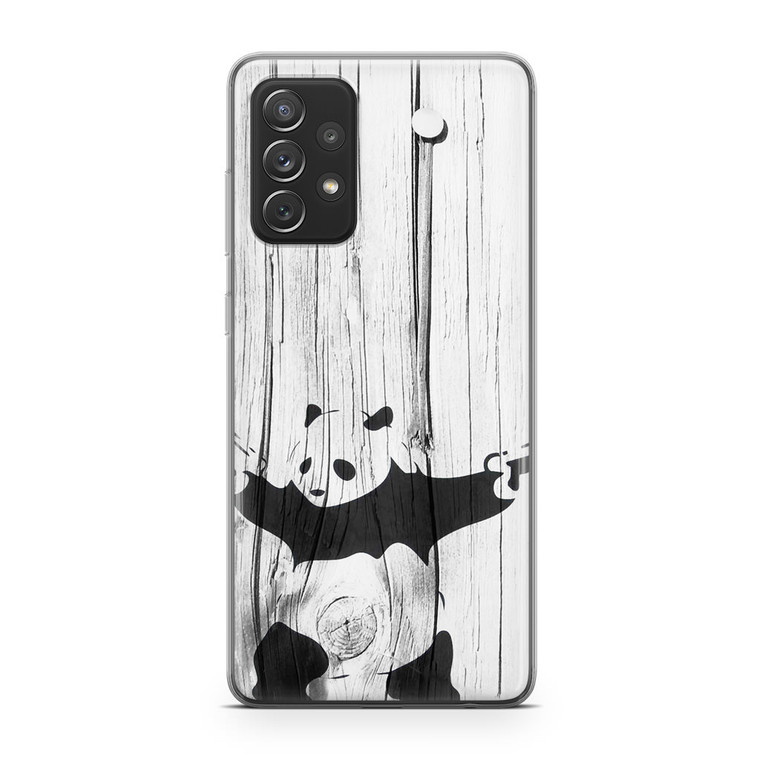 Banksy graffiti panda Samsung Galaxy A72 Case