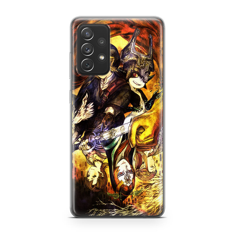 Zelda and Twilight Princess Samsung Galaxy A72 Case