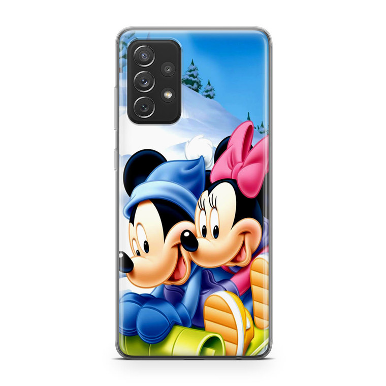 Mickey Mouse and Minnie Mouse Samsung Galaxy A72 Case