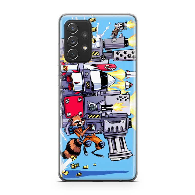 Comics Rocket Racoon Samsung Galaxy A72 Case