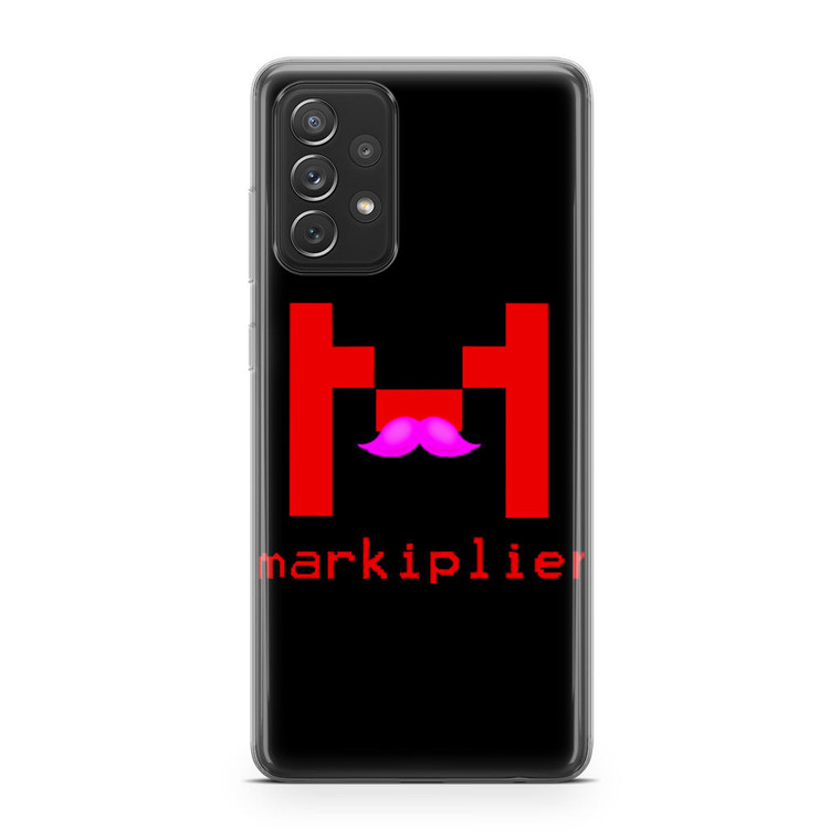 Markiplier Pink Mustache Samsung Galaxy A72 Case