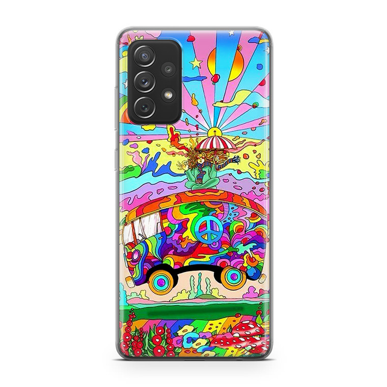 Hippie Magic Bus Samsung Galaxy A72 Case