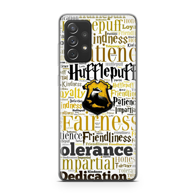 Hufflepuff Quote Samsung Galaxy A72 Case