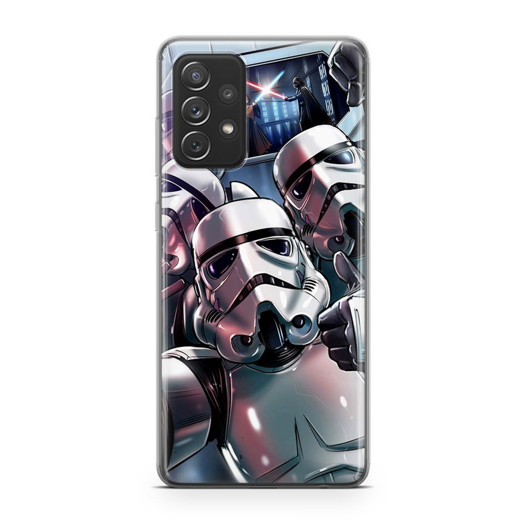 Star Wars Stormtrooper Selfie Samsung Galaxy A72 Case