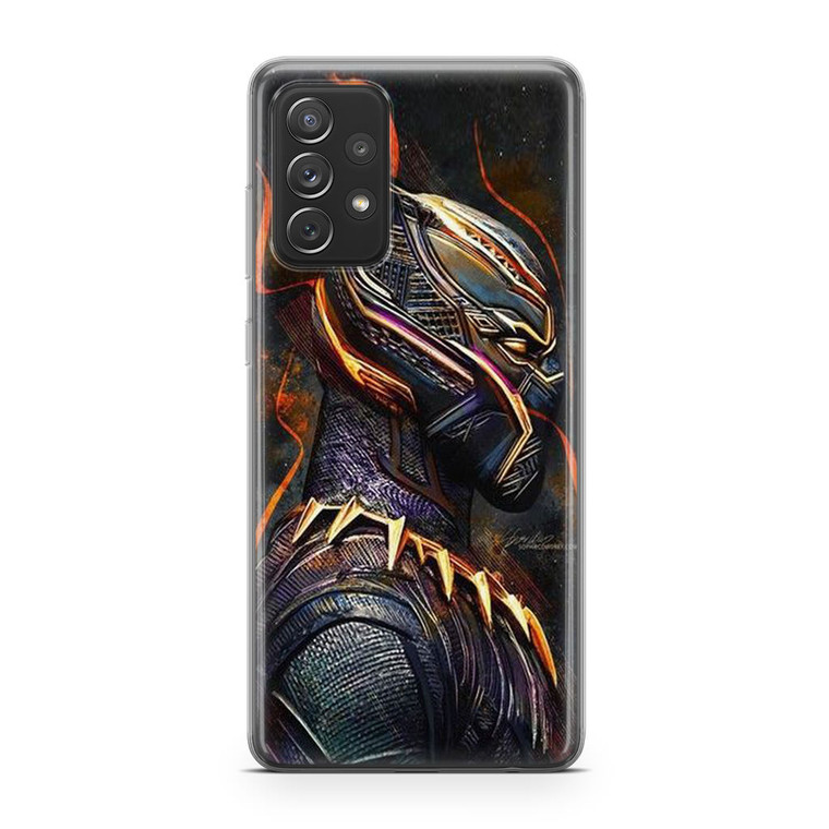 Black Panther Heroes Poster Samsung Galaxy A72 Case