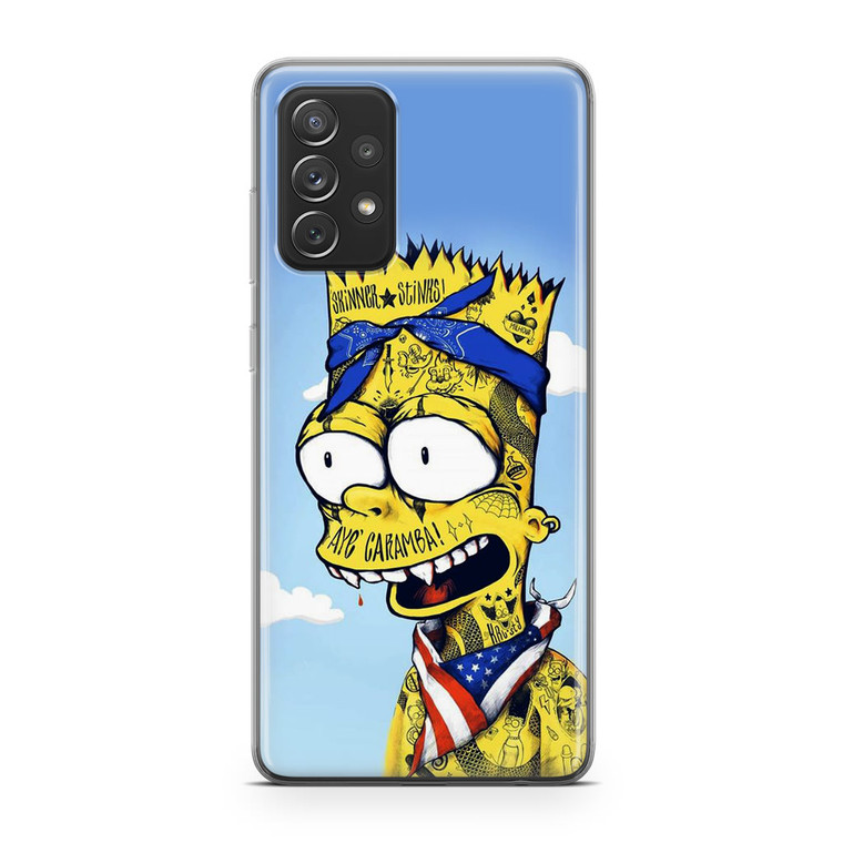Bootleg Bart Samsung Galaxy A72 Case