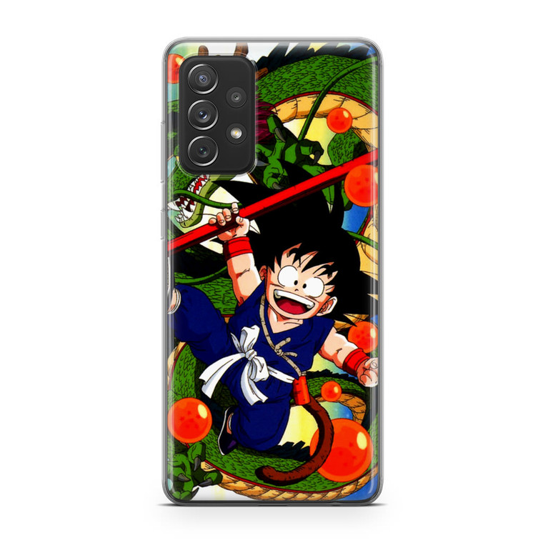 Shenlong and Goku Dragon Ball Z Samsung Galaxy A72 Case