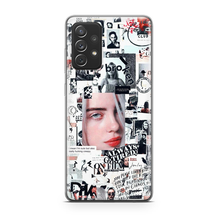 Billie Eilish Collage Samsung Galaxy A72 Case