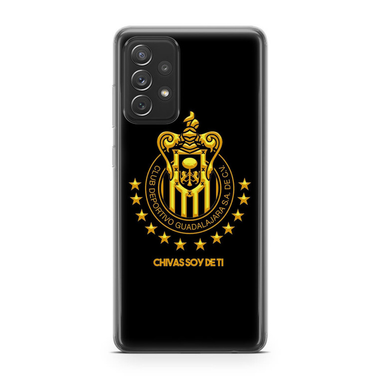 Chivas de Guadalajara Gold Logo Samsung Galaxy A72 Case