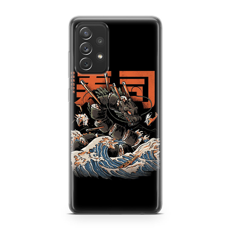 The Black Sushi Dragon Samsung Galaxy A72 Case