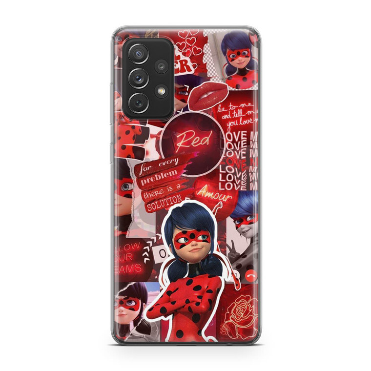 LadyBug Collage Samsung Galaxy A72 Case