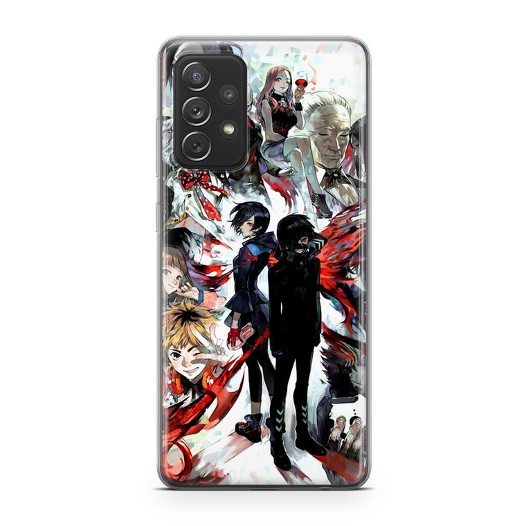 Tokyo Ghoul Water Paint Samsung Galaxy A72 Case