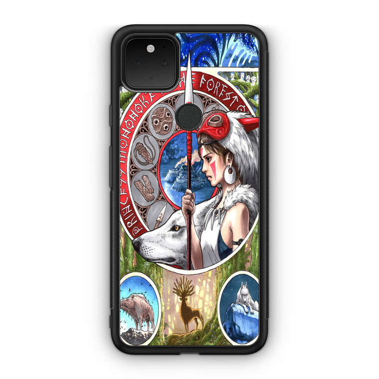 Princess Mononoke Noveau Google Pixel 5 Case