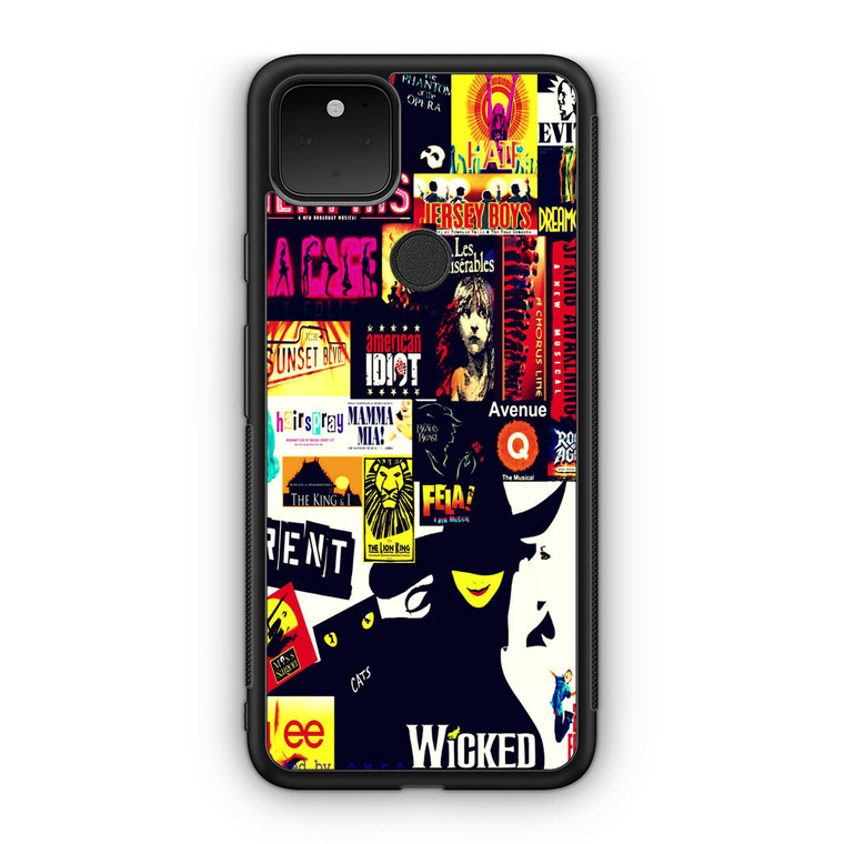 Broadway Musical Collage Google Pixel 5 Case