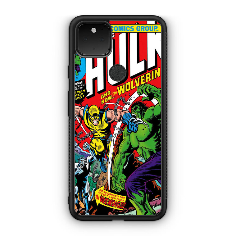Marvel Comics Cover The Incredible Hulk Google Pixel 5 Case