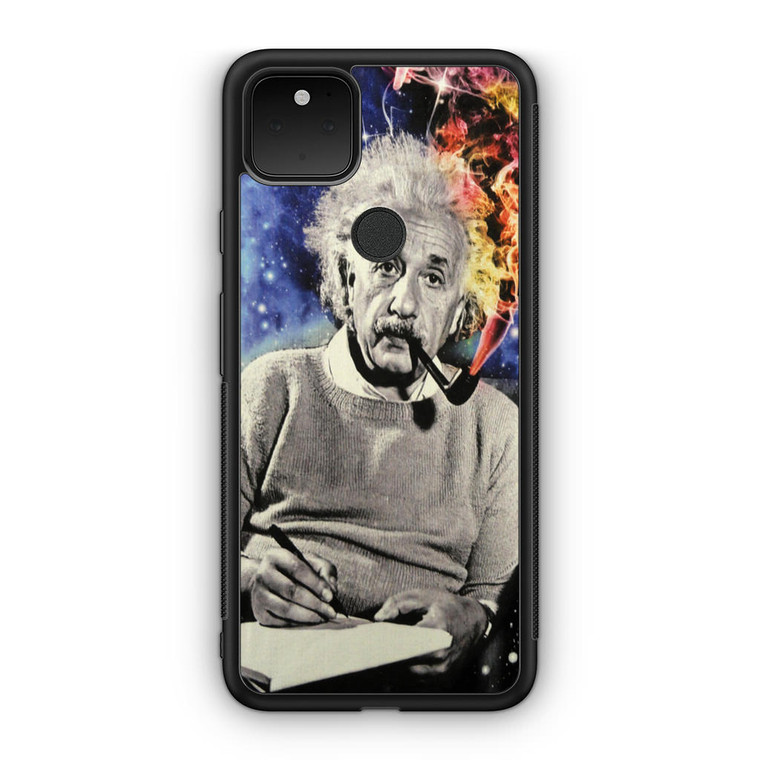 Albert Einstein Smoking Google Pixel 5 Case