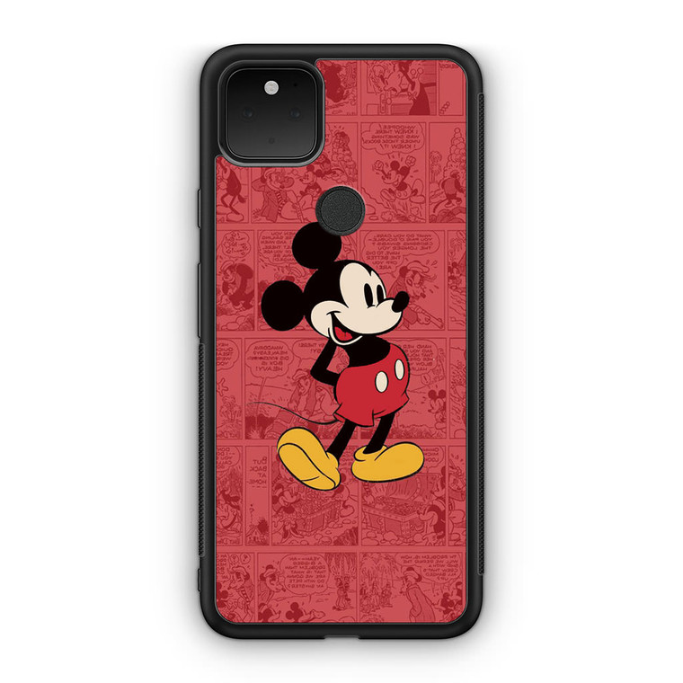 Mickey Mouse Black Google Pixel 5 Case